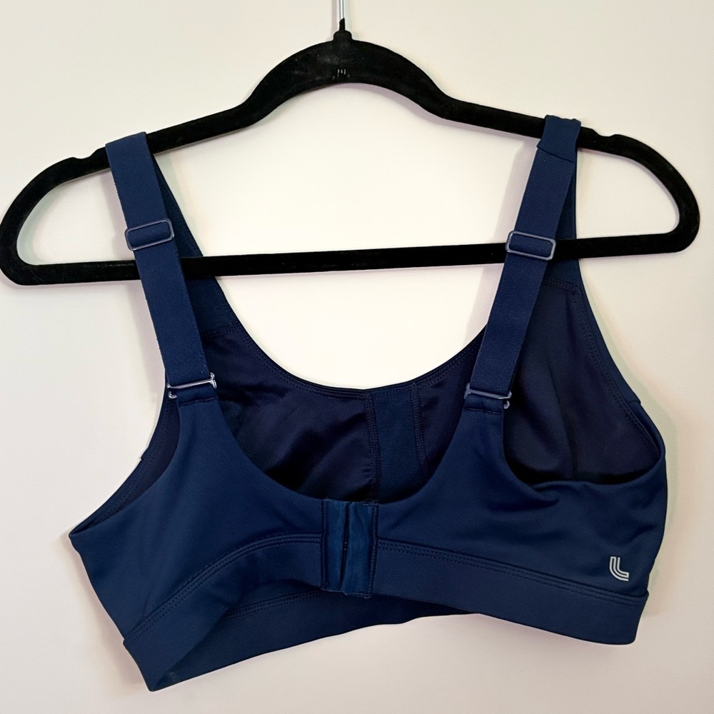 Lolë Navy Blue Sports Bra – Size Medium - Picture 3 of 7